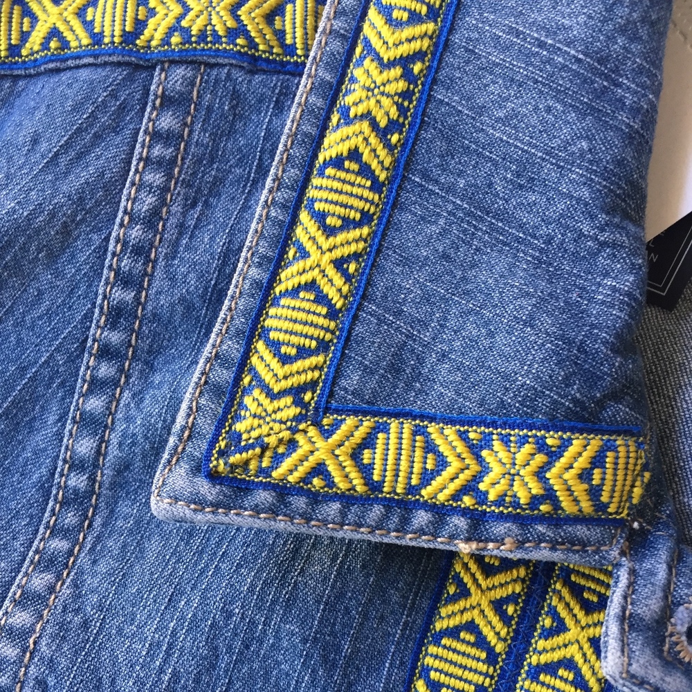 Repurposed Embellished Denim Jacket